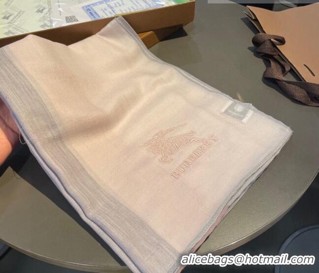 Unique Grade Burberry Cashmere Long Scarf 90x200cm BR082202 Light Pink 2023