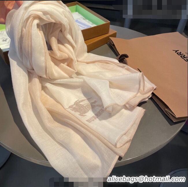 Inexpensive Burberry Cashmere Long Scarf 90x200cm BR082202 Nude 2023