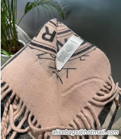 Top Quality Burberry TB Check Cashmere Long Scarf 32x192cm BR082203 Light Pink 2023