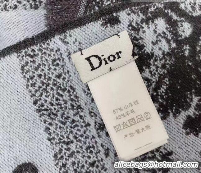 Inexpensive Dior Toile de Jouy Reverse Cashmere Wool Shawl Scarf 140x140cm 0916 2022