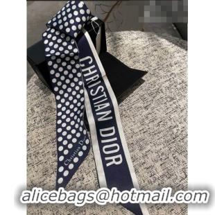 Trendy Design Dior Silk Bandeau Scarf D71518 Blue 2023