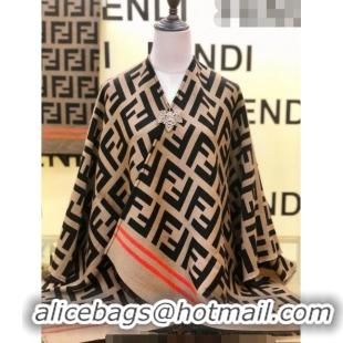 Traditional Specials Fendi Wool Cape 140cm FE082201 Beige 2023