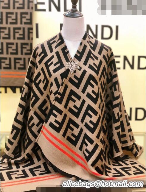 Traditional Specials Fendi Wool Cape 140cm FE082201 Beige 2023