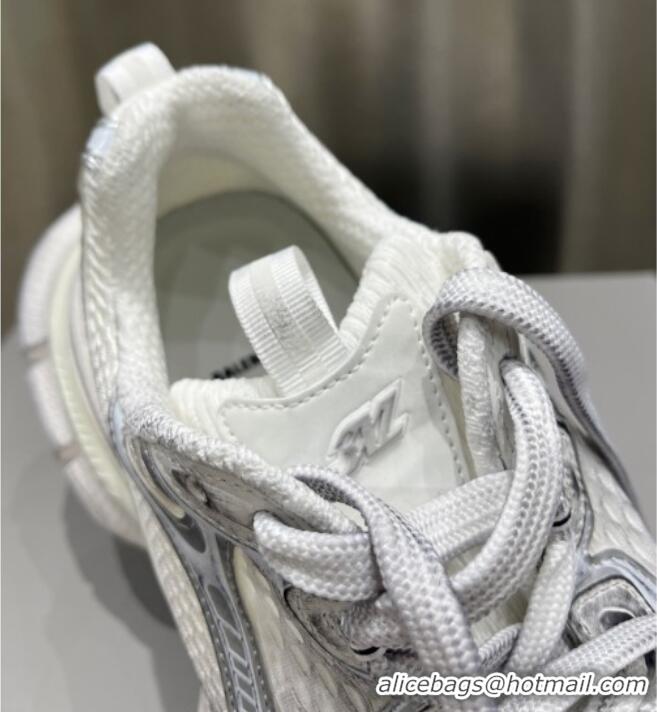 Super Quality Balenciaga 3XL Trainers Sneakers in Mesh and Polyurethane White/Silver 0703054