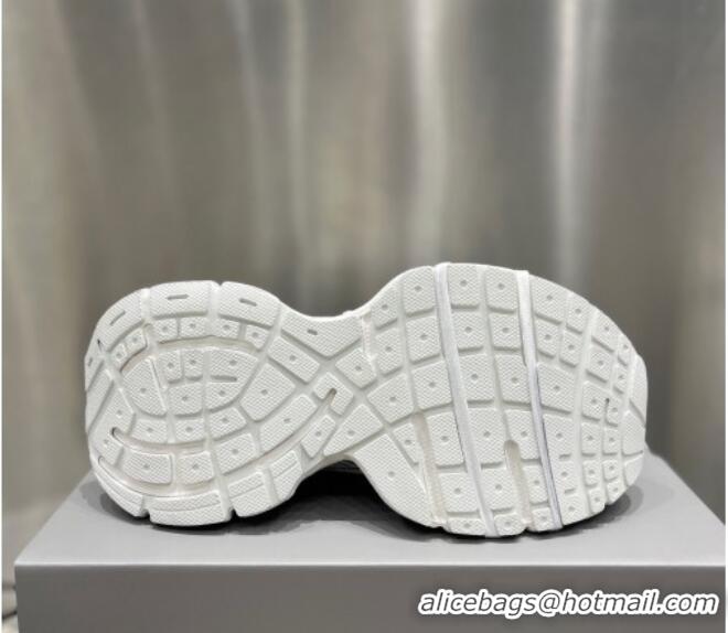 Super Quality Balenciaga 3XL Trainers Sneakers in Mesh and Polyurethane White/Silver 0703054