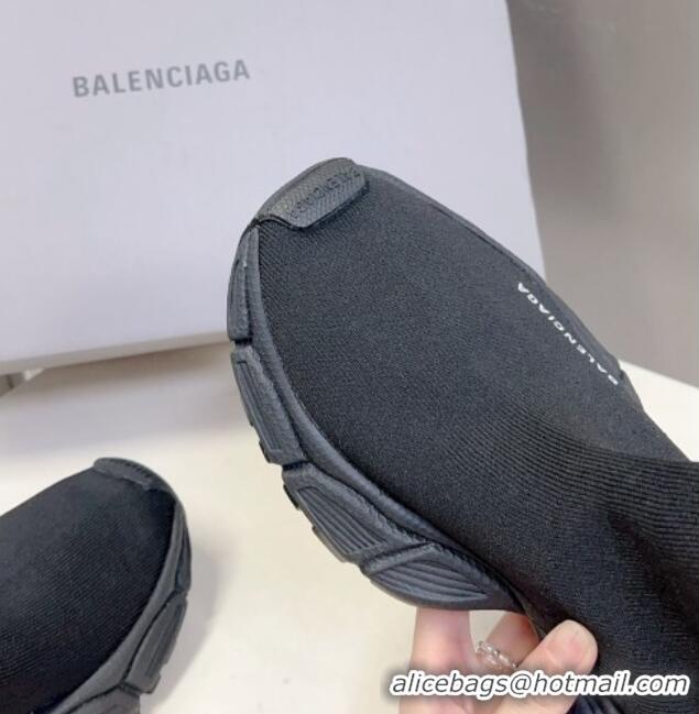 Good Looking Balenciaga 3XL Knit Ankle Boots Black 0809007