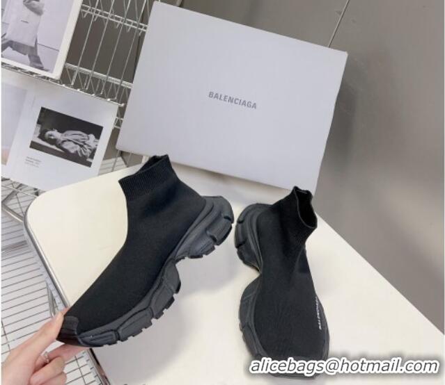 Good Looking Balenciaga 3XL Knit Ankle Boots Black 0809007