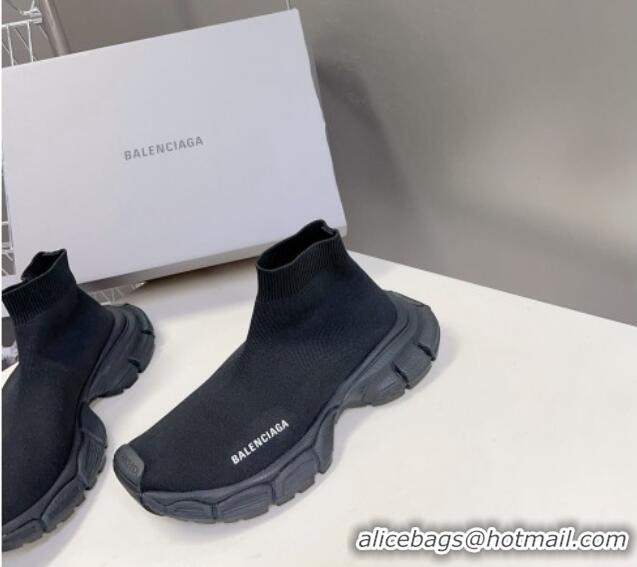 Good Looking Balenciaga 3XL Knit Ankle Boots Black 0809007