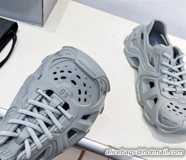 Most Popular Balenciaga HD Lace-Up Trainers Sneakers in Rubber Grey BL08211