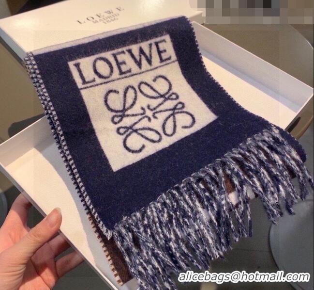 Pretty Style Loewe Cashmere Long Scarf 20x230cm 1011 Blue 2022