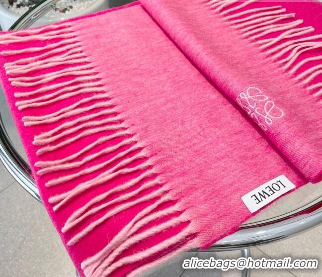 Inexpensive Loewe Cashmere Long Scarf 32x180cm 1008 Pink 2022