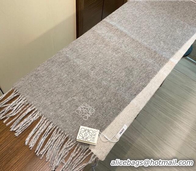 Cheapest Loewe Cashmere Long Scarf 32x180cm 1207 Grey 2022