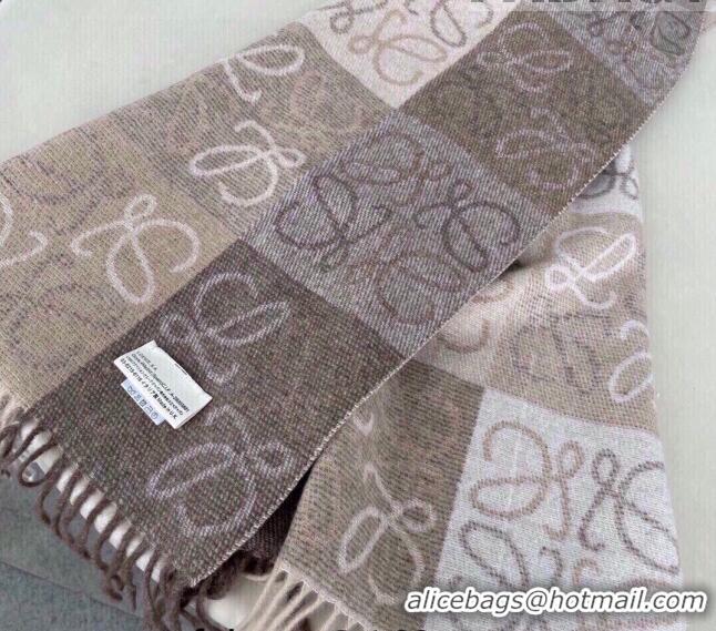 Buy Discount Loewe Wool Cashmere Long Scarf 40x200cm 0807 Beige 2023