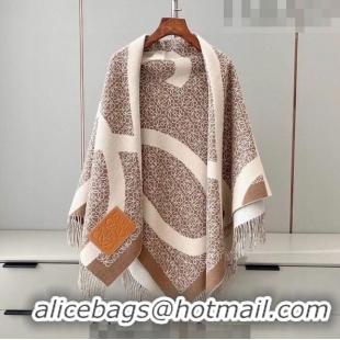 Affordable Price Loewe Anagram Wool Scarf 130x140cm 0815 Beige 2023