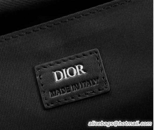 Buy Inexpensive DIOR HIT THE ROAD BACKPACK Black CD Diamond Canvas and Smooth Calfskin 1ESBA021