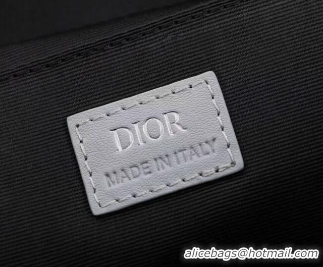 Promotional DIOR HIT THE ROAD BACKPACK Dior Gray CD Diamond Canvas and Smooth Calfskin 1ESBA021CD