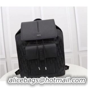 Low Cost DIOR BACKPACK Calfskin CM1062B Black