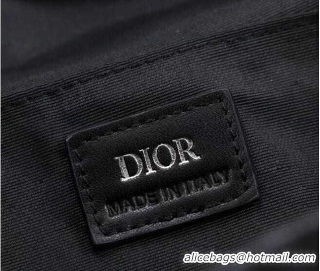 Inexpensive DIOR HIT THE ROAD BACKPACK Black CD Diamond Canvas 1ESBA163CDP