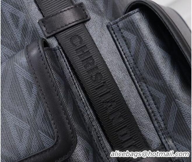 Inexpensive DIOR HIT THE ROAD BACKPACK Black CD Diamond Canvas 1ESBA163CDP