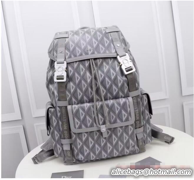 Best Price DIOR HIT THE ROAD BACKPACK Dior Gray CD Diamond Canvas 1ESBA163CDP