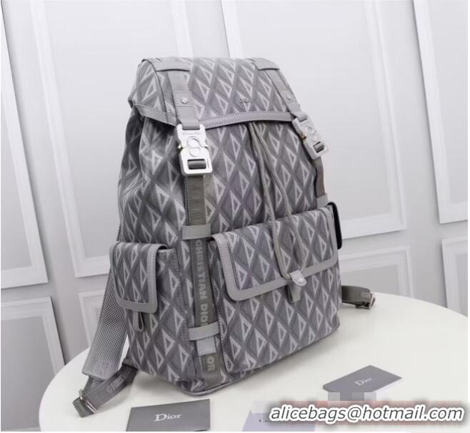 Best Price DIOR HIT THE ROAD BACKPACK Dior Gray CD Diamond Canvas 1ESBA163CDP