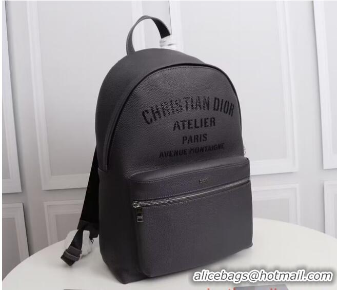 Good Quality Dior Essentials BACKPACK Grained Calfskin CM1088-1 Black