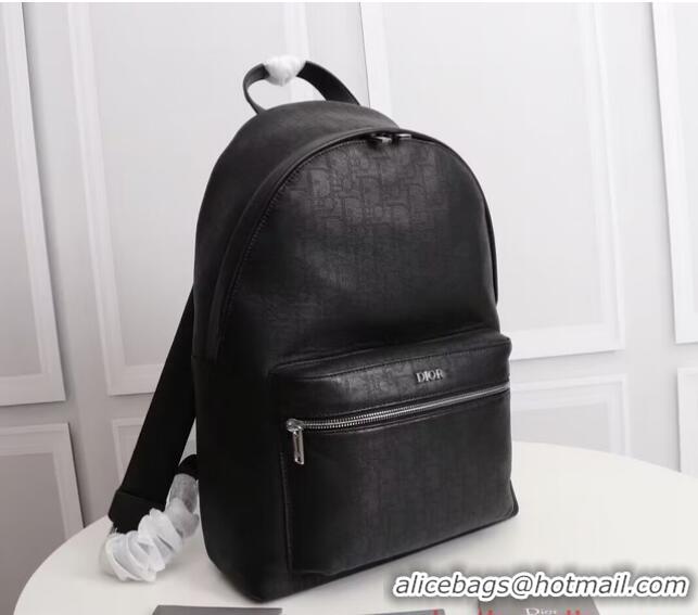 Reasonable Price DIOR BACKPACK Black Dior Oblique Jacquard Grained Calfskin CM1088-2