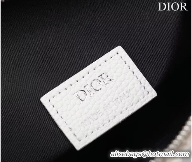 Buy Inexpensive Dior Essentials SADDLE BAG Oblique Jacquard 1ADPO093 White