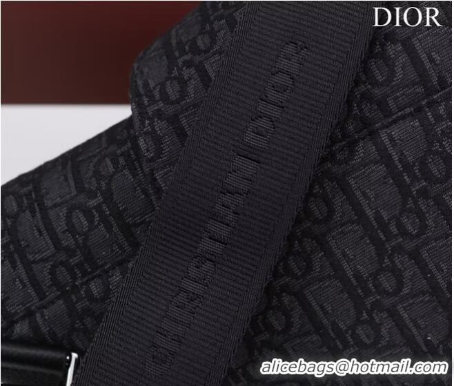 Low Price Dior Essentials SADDLE BAG Oblique Jacquard 1ADPO093 black