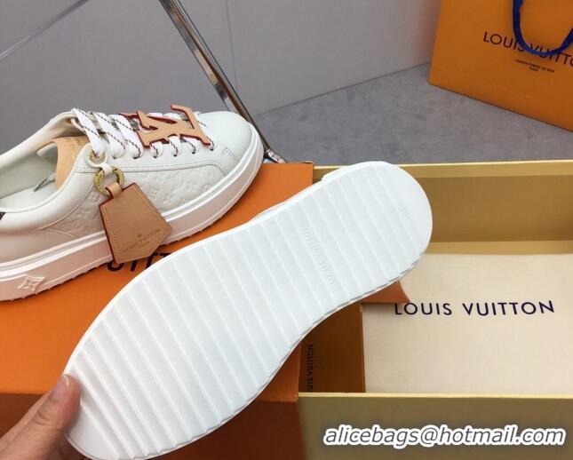 Sumptuous Louis Vuitton Time Out Sneaker in Mini Monogram Leather with Tag 1ABHRY