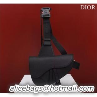 Promotional Dior Essentials SADDLE BAG Grained Calfskin 1ADPO093 black