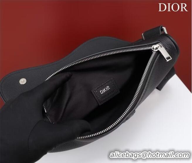 Promotional Dior Essentials SADDLE BAG Grained Calfskin 1ADPO093 black