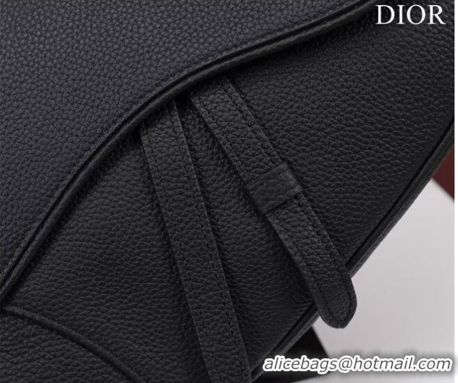 Promotional Dior Essentials SADDLE BAG Grained Calfskin 1ADPO093 black