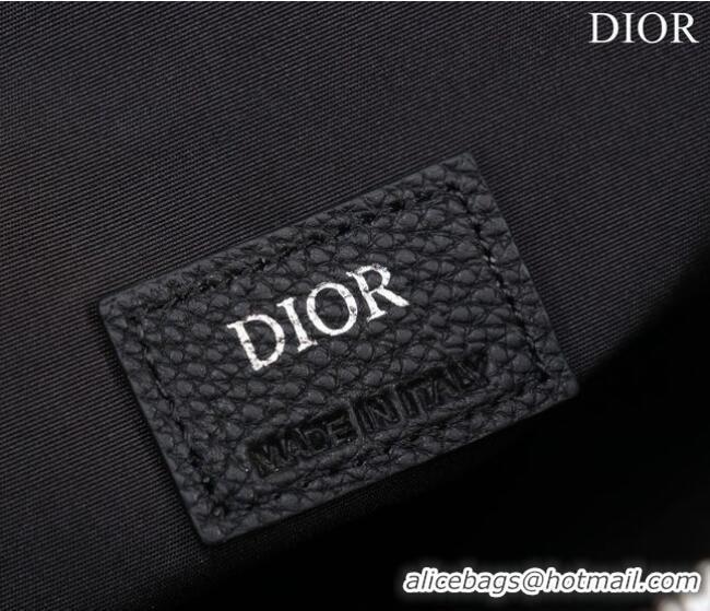 Trendy Design Dior Essentials SADDLE BAG Grained Calfskin 1ADPO093B black&white