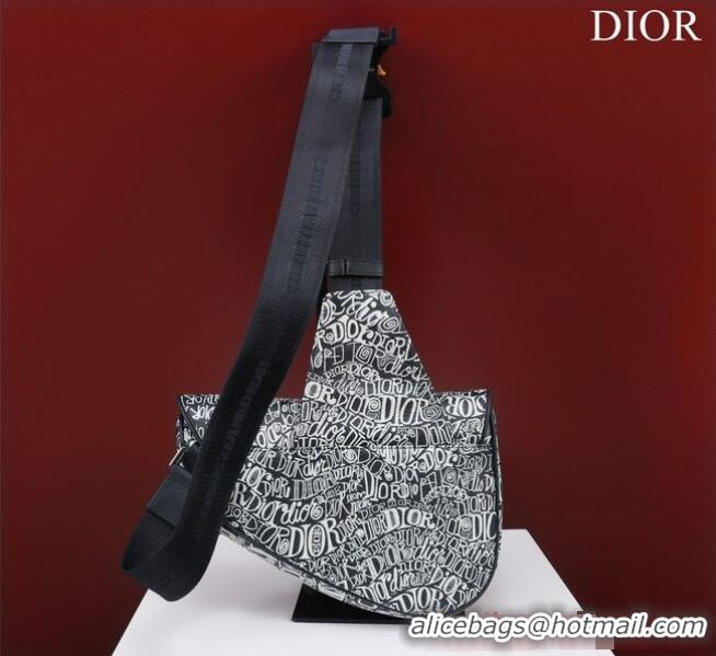 Good Product Dior Essentials SADDLE BAG Grained Calfskin 1ADPO093D WHITE