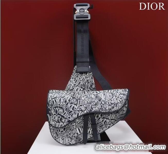 Good Product Dior Essentials SADDLE BAG Grained Calfskin 1ADPO093D WHITE