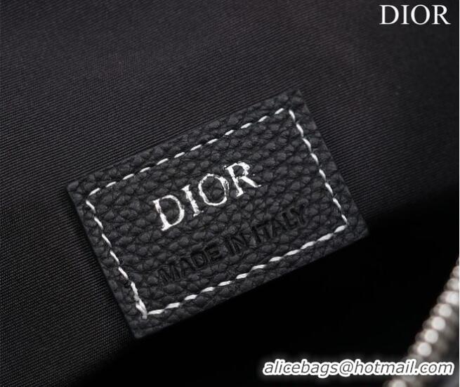 Pretty Style Dior Essentials SADDLE BAG Grained Calfskin 1ADPO093E BLACK