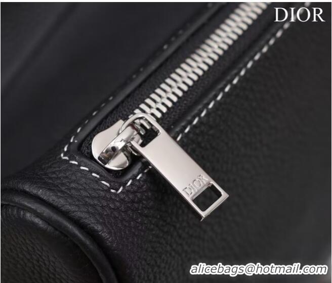 Pretty Style Dior Essentials SADDLE BAG Grained Calfskin 1ADPO093E BLACK