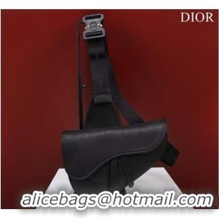 Promotional Dior Essentials SADDLE BAG Grained Calfskin 1ADPO093F BLACK