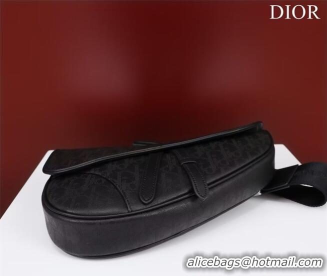 Promotional Dior Essentials SADDLE BAG Grained Calfskin 1ADPO093F BLACK