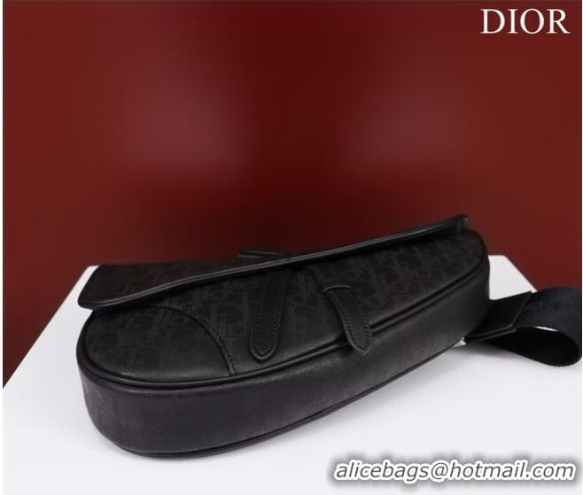 Promotional Dior Essentials SADDLE BAG Grained Calfskin 1ADPO093F BLACK