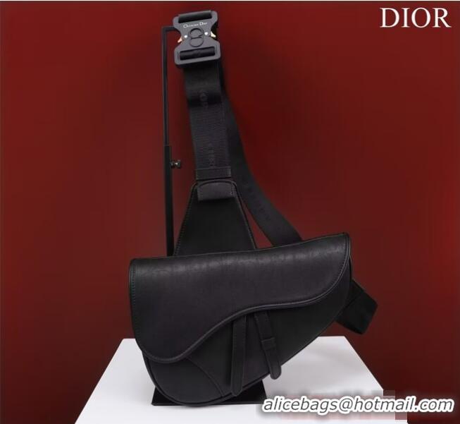 Promotional Dior Essentials SADDLE BAG Grained Calfskin 1ADPO093F BLACK