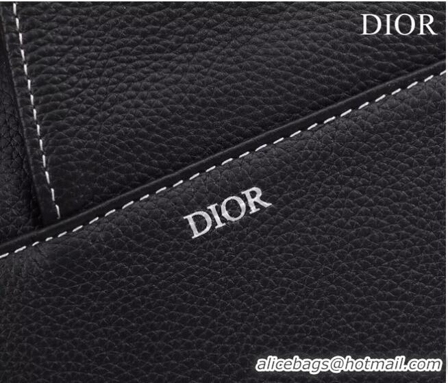 Big Discount Dior Essentials SADDLE BAG Grained Calfskin 1ADPO093H BLACK