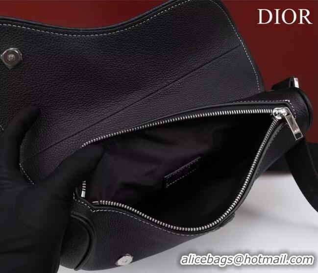 Big Discount Dior Essentials SADDLE BAG Grained Calfskin 1ADPO093H BLACK