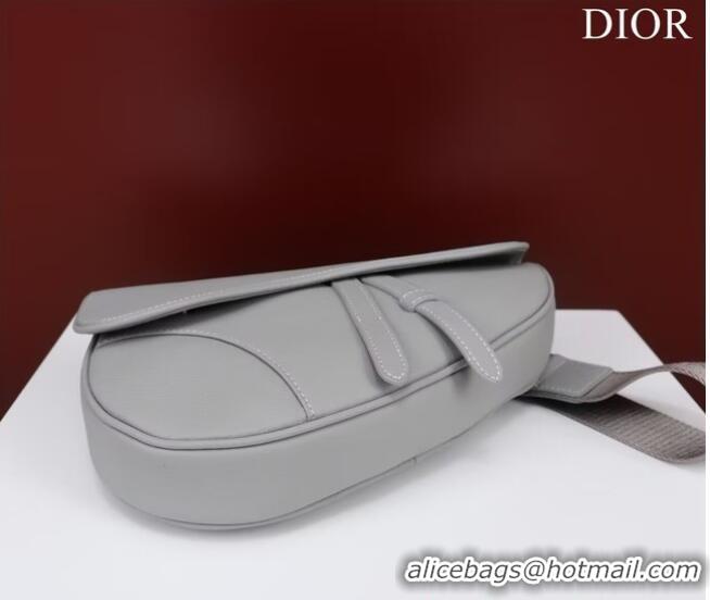 Promotional Dior Essentials SADDLE BAG Grained Calfskin 1ADPO093F GRAY