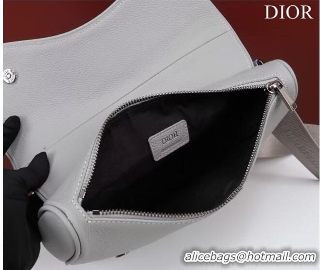 Promotional Dior Essentials SADDLE BAG Grained Calfskin 1ADPO093F GRAY