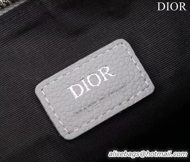 Promotional Dior Essentials SADDLE BAG Grained Calfskin 1ADPO093F GRAY