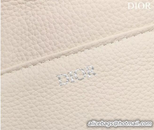 Good Product Dior Essentials SADDLE BAG Grained Calfskin 1ADPO093f WHITE