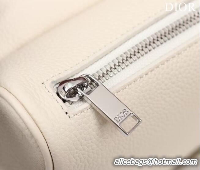 Good Product Dior Essentials SADDLE BAG Grained Calfskin 1ADPO093f WHITE