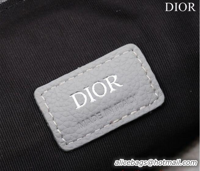 Traditional Specials Dior Essentials SADDLE BAG Grained Calfskin 1ADPO093f-1 gray